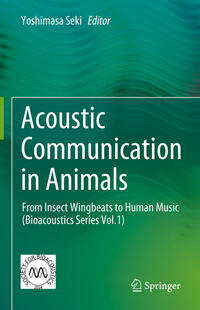 Vorderes Coverbild Acoustic Communication in Animals