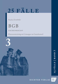 Vorderes Coverbild 25 Fälle Band 3 - BGB Sachenrecht