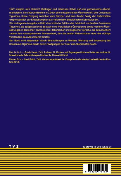 Rückseitencover Consensus Tigurinus