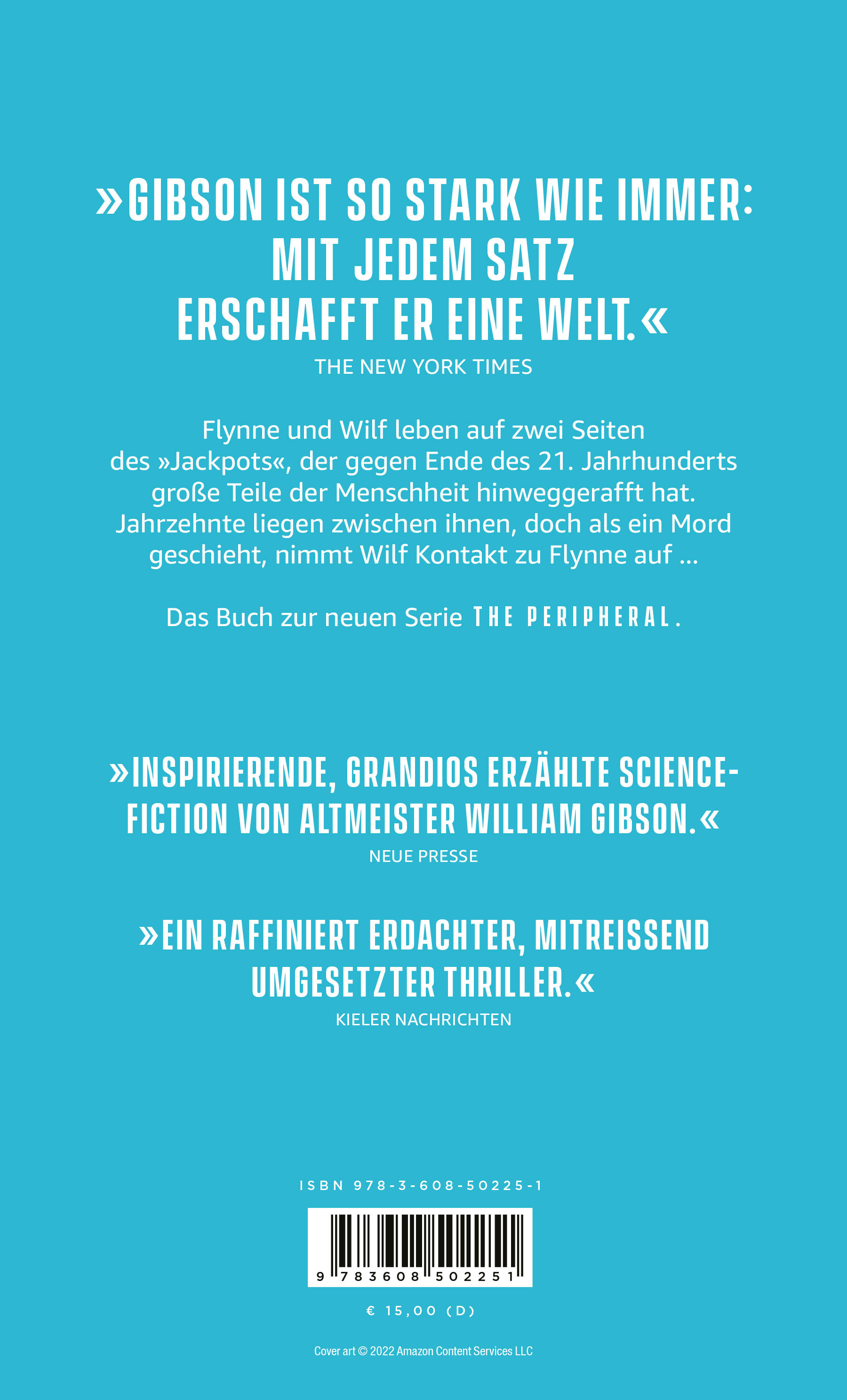 Rückseitencover Peripherie - Das Buch zur Serie THE PERIPHERAL