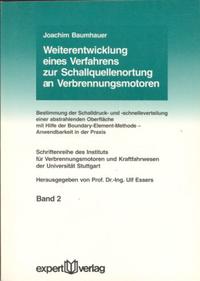 Vorderes Coverbild Weiterentwicklung eines Verfahrens zur Schallquellenortung an Verbrennungsmotoren