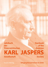 Vorderes Coverbild Jahrbuch der Österreichischen Karl-Jaspers-Gesellschaft 33 (2020)