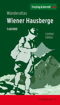 Vorderes Coverbild Wiener Hausberge, Wanderatlas 1:40.000, Jubliäumsausgabe