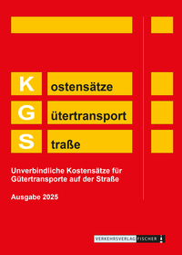 Vorderes Coverbild KGS 2025 Kostensätze Gütertransport Straße