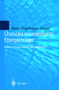 Vorderes Coverbild Chancen erneuerbarer Energieträger