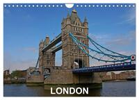 Vorderes Coverbild London (Wandkalender 2025 DIN A4 quer), CALVENDO Monatskalender