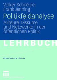 Vorderes Coverbild Politikfeldanalyse
