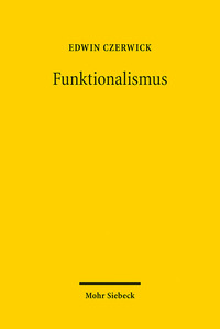 Vorderes Coverbild Funktionalismus