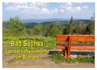 Vorderes Coverbild Bad Sachsa - Landschaftsmomente im Südharz (Tischkalender 2025 DIN A5 quer), CALVENDO Monatskalender