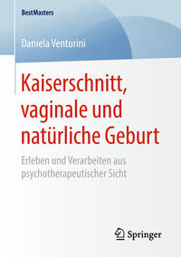 Vorderes Coverbild Kaiserschnitt, vaginale und natürliche Geburt