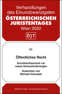 Vorderes Coverbild Öffentliches Recht Grundrechtsschutz vor neuen Herausforderungen
