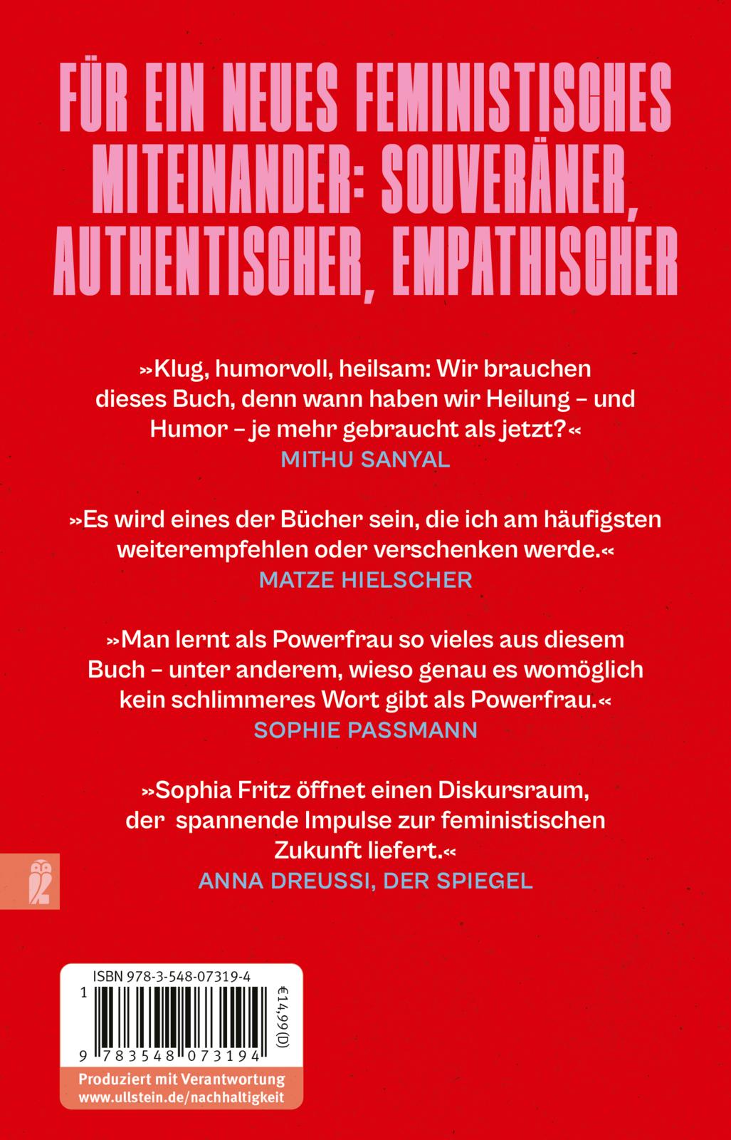 Rückseitencover Toxische Weiblichkeit