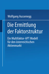 Vorderes Coverbild Die Ermittlung der Faktorstruktur