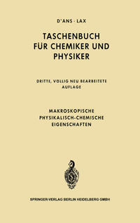 Vorderes Coverbild Makroskopische physikalisch-chemische Eigenschaften