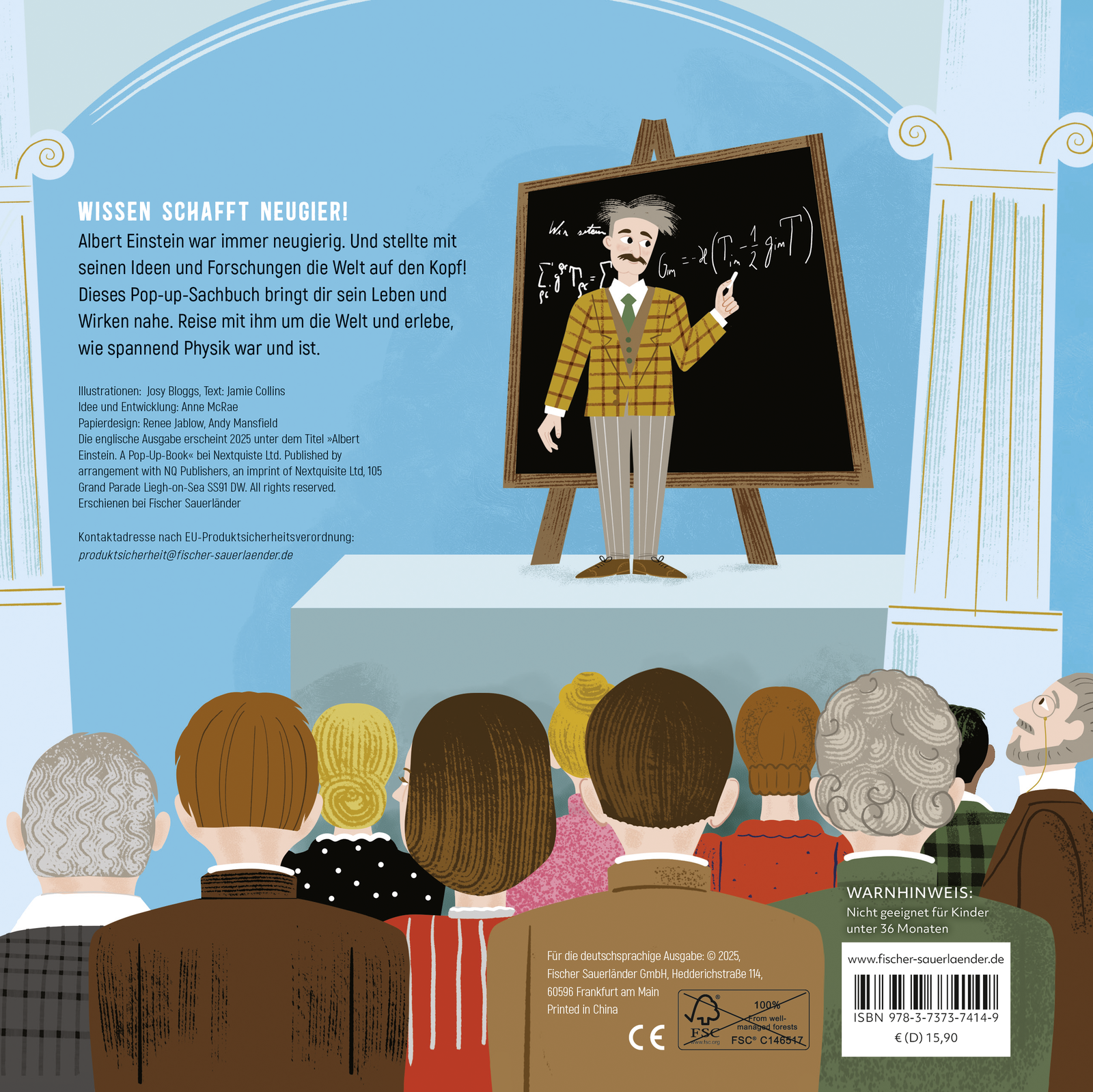 Rückseitencover SCIENCE POPS: Albert Einstein