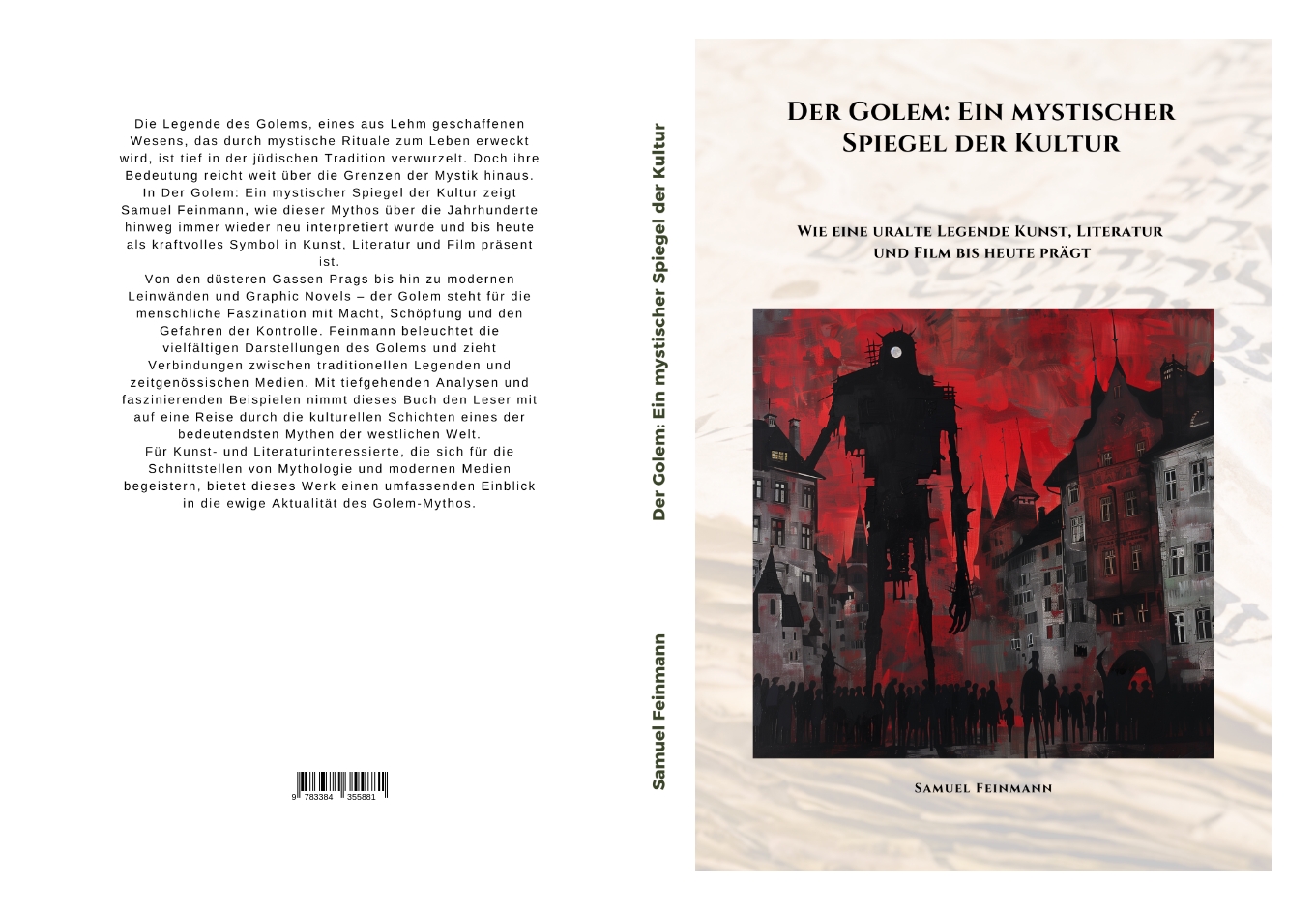 Gesamtes Coverbild Der Golem: Ein mystischer Spiegel der Kultur