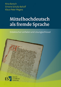 Vorderes Coverbild Mittelhochdeutsch als fremde Sprache