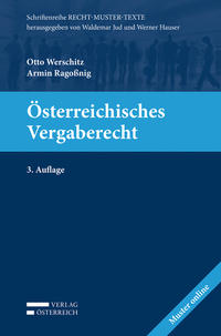 Vorderes Coverbild Österreichisches Vergaberecht