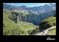 Vorderes Coverbild quäldich.de-Rennrad-Kalender 2022