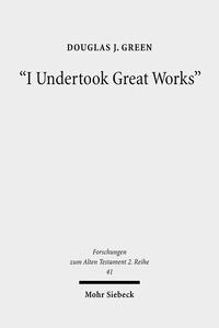 Vorderes Coverbild "I Undertook Great Works"