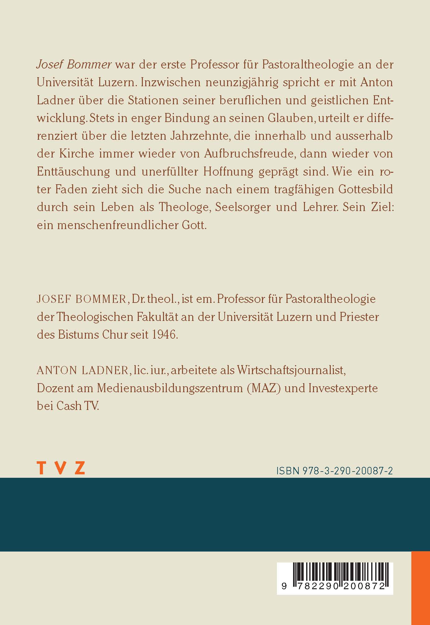 Rückseitencover 'Mein Weg zu einem menschenfreundlichen Gott'
