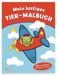 Vorderes Coverbild Mein lustiges Tier-Malbuch