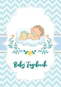 Vorderes Coverbild Baby Tagebuch: Logbuch für Mütter Eltern und ihre Babys