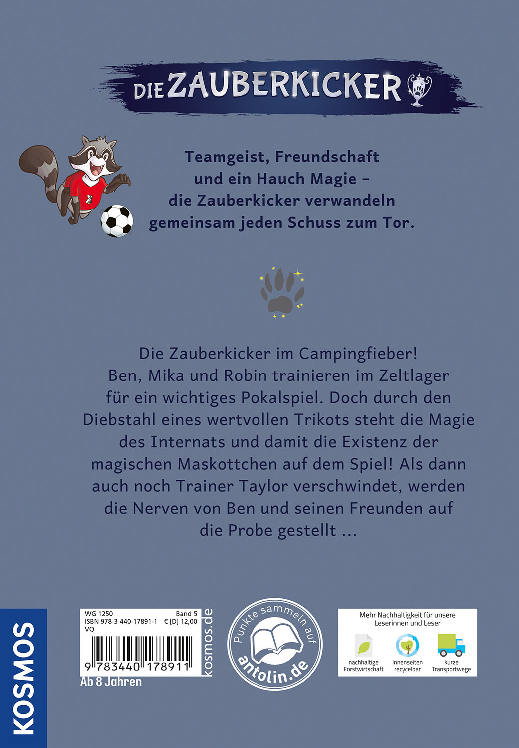Rückseitencover Die Zauberkicker, 5, Schattenspiel
