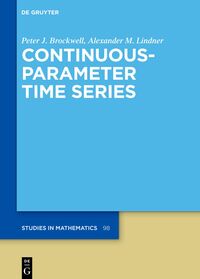 Vorderes Coverbild Continuous-Parameter Time Series