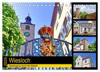 Vorderes Coverbild Wiesloch - Spaziergang durch die Altstadt (Tischkalender 2025 DIN A5 quer), CALVENDO Monatskalender