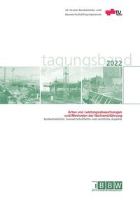 Vorderes Coverbild 20. Grazer Baubetriebs- und Bauwirtschaftssymposium, Tagungsband 2022