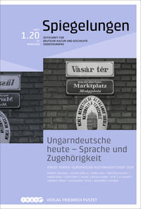 Vorderes Coverbild Ungarndeutsche heute - Sprache und Zugehörigkeit