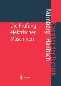 Vorderes Coverbild Die Prüfung elektrischer Maschinen