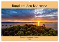 Vorderes Coverbild Rund um den Bodensee (Wandkalender 2025 DIN A2 quer), CALVENDO Monatskalender