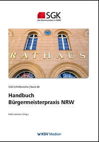 Vorderes Coverbild Handbuch Bürgermeisterpraxis NRW