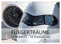 Vorderes Coverbild Fliegerträume: 12 Monate, 12 Flugzeuge (Wandkalender 2025 DIN A3 quer), CALVENDO Monatskalender