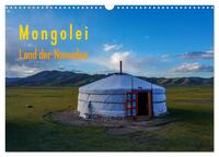 Vorderes Coverbild Mongolei - Land der Nomaden (Wandkalender 2025 DIN A3 quer), CALVENDO Monatskalender