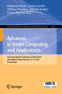 Vorderes Coverbild Advances in Smart Computing and Applications