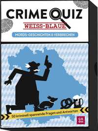 Vorderes Coverbild Crime Quiz - Weiß-blaue Mords-Geschichten und Verbrechen