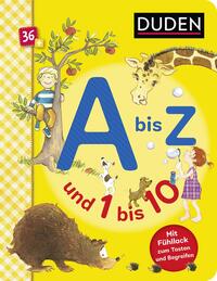 Vorderes Coverbild Duden 36+: A bis Z und 1 bis 10