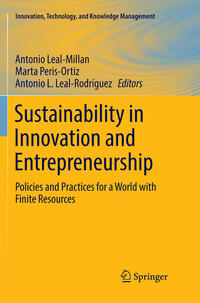 Vorderes Coverbild Sustainability in Innovation and Entrepreneurship