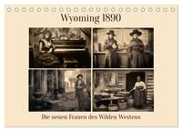 Vorderes Coverbild Wyoming 1890 (Tischkalender 2026 DIN A5 quer), CALVENDO Monatskalender