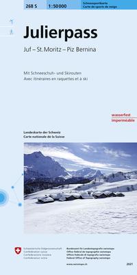 Vorderes Coverbild 268S Julierpass Schneesportkarte
