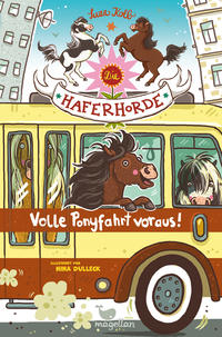 Vorderes Coverbild Die Haferhorde - Volle Ponyfahrt voraus!