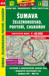 Vorderes Coverbild Šumava - Železnorudsko, Povydrí, Churánov / Böhmerwald - Eisenstein (Wander - Radkarte 1:40.000)