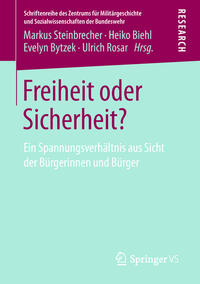 Vorderes Coverbild Freiheit oder Sicherheit?