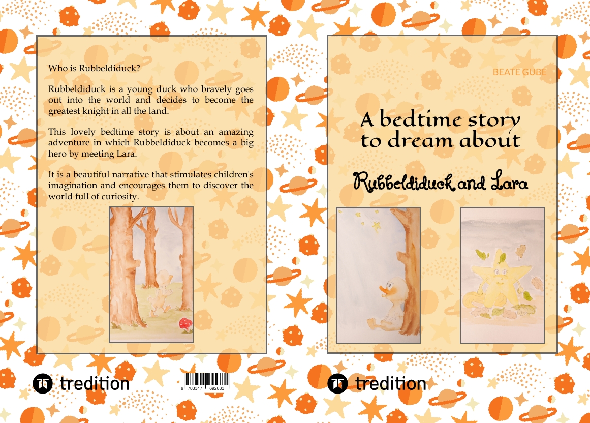 Gesamtes Coverbild A bedtime story to dream about Rubbeldiduck and Lara