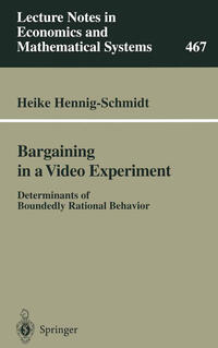 Vorderes Coverbild Bargaining in a Video Experiment