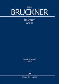 Vorderes Coverbild Te Deum (Klavierauszug)