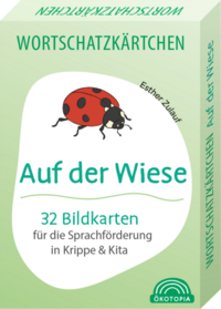 Vorderes Coverbild Wortschatzkärtchen: Auf der Wiese